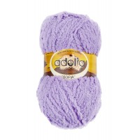 Пряжа ADELIA "SOFIA"   100\% полиэстер   10 шт. х  50 г  90 м ± 6 м №40 св.сиреневый