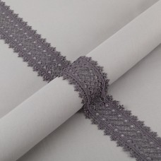 Гипюр "Gamma"   58 мм  GGM-5802   в пакете   9.7 м ± 0.2   Турция серый