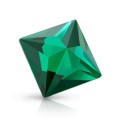 Страз клеевой PRECIOSA 438-23-220 цветн. 8 х 8 мм стекло 24 шт в пакете изумруд (emerald 50730)