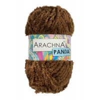 Пряжа ARACHNA "PANDA"   100\% микрополиэстер   5 шт. х  100 г  75 м №27 коричневый