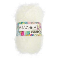 Пряжа ARACHNA "BUNNY"   100\% микрополиэстер   5 шт. х  100 г  110 м №73 молочный
