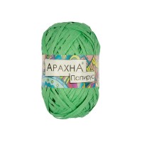 Пряжа ARACHNA "Papyrus"   100\% целлюлоза   10 шт. х  40 г ± 3 г  50 м ± 4 м №03 зеленый