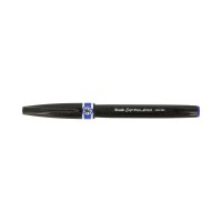 "Pentel"   Браш пен Brush Sign Pen Artist, ultra-fine   0.5 - 5 мм   кисть/круглое тонкое SESF30C-CX синий
