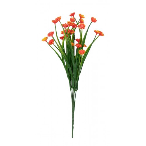 Искусственное растение "Blumentag"   ATJ-08   Растение искусственное "Фиалка"   30 см  5 х  1 шт. 04 оранжевый