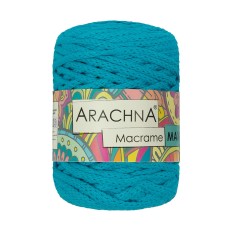 Пряжа ARACHNA "Macrame Maxi"   80\% хлопок, 20\% полиэстер   4 шт. х  250 г ± 10 г  80 м ± 3 м №41 яр.голубой