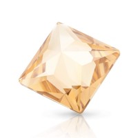 Страз клеевой "PRECIOSA"   438-23-220   цветн.   8 х  8 мм  стекло   24 шт  в пакете св.табачный (lt.colorado topaz 10330)