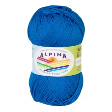 Пряжа ALPINA "SATI"   100\% мерсеризованный хлопок   10 шт. х  50 г  170 м ± 10 м №133 василек