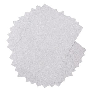 "VISTA-ARTISTA"   Бумага цветная глиттерная   GLIT-A4   250 г/м2  A4   21 х  29.7 см  10 шт. 01 - под серебро (silver)