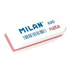 "Milan"   Ластик nata 620 скошенный   5.6х1.9х1.2 см  20 шт. CPM620 мягкий