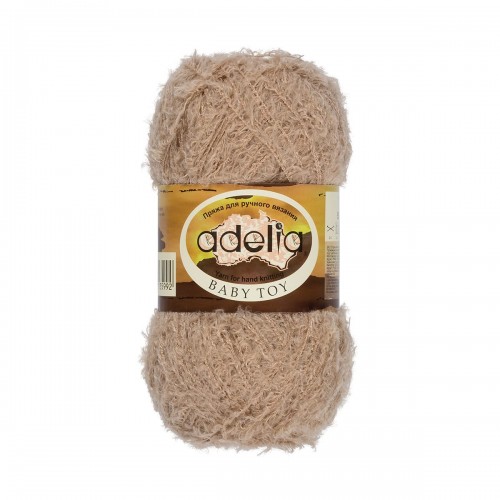 Пряжа ADELIA "BABY TOY"   100\% нейлон   10 шт. х  50 г  255 м ± 10 м №03 бежевый