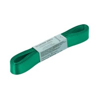 Лента атласная 12 мм ( 1/2 ")  "Gamma"   AL-12P   ФАСОВКА   10 x  5.4 м №016 изумруд