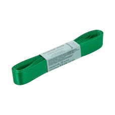 Лента атласная 12 мм ( 1/2 ")  "Gamma"   AL-12P   ФАСОВКА   10 x  5.4 м №035 зеленый