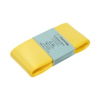 Лента атласная 50 мм ( 2 ")  "Gamma"   AL-50P   ФАСОВКА   5 x  5.4 м №015 желтый