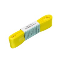 Лента атласная 25 мм ( 1 ")  "Gamma"   AL-25P   ФАСОВКА   5 x  5.4 м №508N(12-0645) ярко-желтый