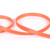 Лента атласная 6 мм ( 1/4 ")  "Gamma"   33 м ± 2 м №512N(15-1456) коралловый(неон)