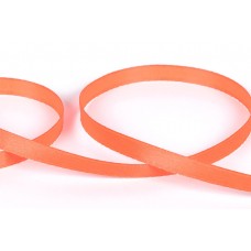 Лента атласная 6 мм ( 1/4 ")  "Gamma"   33 м ± 2 м №512N(15-1456) коралловый(неон)