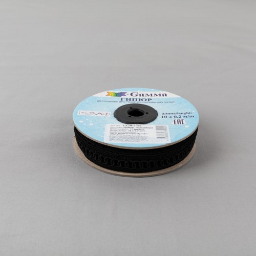Гипюр "Gamma"   17 мм  GGM-1702   в рулоне   10 м ± 0.2 GP002BL черный