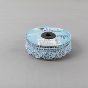 Гипюр "Gamma"   30 мм  GGM-3003   в рулоне   10 м ± 0.2 GP011B  голубой