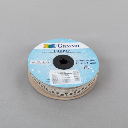 Гипюр "Gamma"   23 мм  GGM-2301   в рулоне   10 м ± 0.2 GP014BE  бежевый