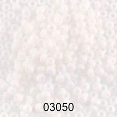 Бисер Чехия "GAMMA" круглый 3   08/0   2.9 мм  50 г  1-й сорт H661 белый ( 03050 )