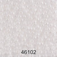 Бисер Чехия "GAMMA" круглый 4   08/0   2.9 мм  10 х  5 г  1-й сорт H662 белый ( 46102 )