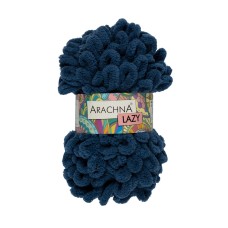 Пряжа ARACHNA "LAZY"   100\% микрополиэстер   5 шт. х  100 г  8.5 м ± 0.2 м №21 джинсовый