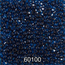 Бисер Чехия круглый 2   10/0   2.3 мм  500 г 60100 (Ф119) т.голубой