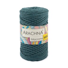 Пряжа ARACHNA "Macrame Mini"   80\% хлопок, 20\% полиэстер   4 шт. х  250 г ± 10 г  200 м ± 20 м №47 сине-зеленый