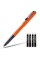 "Pentel"   Ручка-кисть для каллиграфии Pocket Brush Pen, черные чернила GFKPF-AX оранжевый корпус, черные чернила