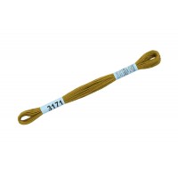 Нитки для вышивания "Gamma"    мулине  ( 3071-3172 )  100\% хлопок   24 x  8 м №3171 св.св.хаки