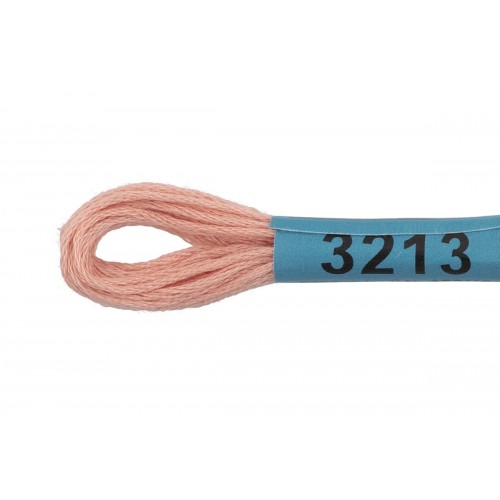 Нитки для вышивания "Gamma"    мулине  ( 3173-6115 )  100\% хлопок   24 x  8 м №3213 т.кремовый