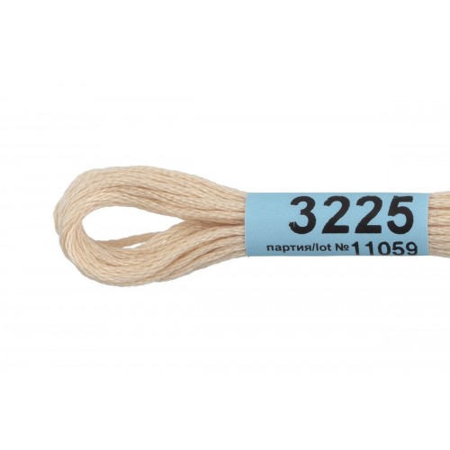 Нитки для вышивания "Gamma"    мулине  ( 3173-6115 )  100\% хлопок   24 x  8 м №3225 бл.бл.серый