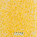 Бисер Чехия круглый 5 10/0 2.3 мм 500 г 38386 (Ф205) желтый мат.