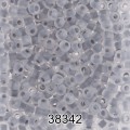Бисер Чехия круглый 5 10/0 2.3 мм 500 г 38342 (Ф203) серый мат.