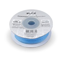 Лента капроновая 3 мм ( 1/8 ")  "BLITZ"   OR-3   45.7 м ± 0.5 м №088 небесно-голубой