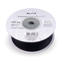 Лента капроновая 25 мм ( 1 ")  "BLITZ"   OR-25   22.8 м ± 0.5 м №112 черный