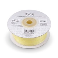 Лента капроновая 25 мм ( 1 ")  "BLITZ"   OR-25   22.8 м ± 0.5 м №011 св.желтый