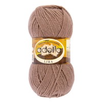 Пряжа ADELIA "LIRA"   100\% акрил   10 шт. х  50 г  200 м ± 5 м №07 св.коричневый