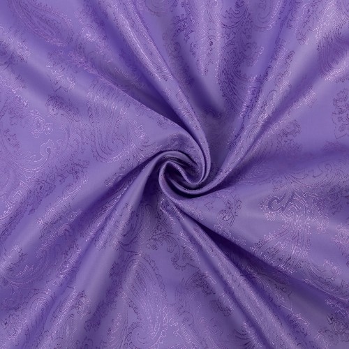 Ткань подкладочная "Gamma"   Taffeta с рисунком   JTR   52\% полиэстер, 48\% вискоза   500 х  145 см ± 2 см №144 сиреневый (растительный орнамент)