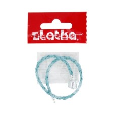 "Zlatka"   Браслет плетеный   RBL-01   21 см  5 шт  СК/Распродажа №08 бирюзовый
