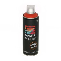 "MAKERSTREET"   Эмаль для граффити и декоративно-оформительских работ   MS400   400 мл 203 Красный