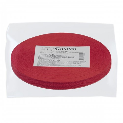 Лента киперная   15 мм  TCT-15   50 м льняной/linen