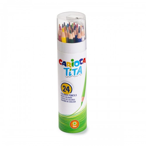 "Carioca"   "Tita"   Карандаши цветные пластиковые   заточенный   24 цв. 43341
