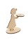 Заготовка для декорирования "Mr. Carving"   КЛ-18   Подсвечник "Ангел"   фанера   9.1  х 9.1 х  10.8 см .