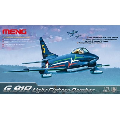 "MENG"   DS-004   "самолёт" G.91R Light Fighter-Bomber 1/72