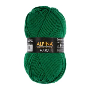 Пряжа ALPINA "MARTA"   100\% тактифил   5 шт. х  100 г  120 м ± 6 м №033 св. серый