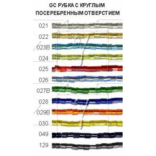 Бисер "Zlatka" РУБКА   GC   10/0   (0021-0129)   10 х  10 г №0129 т.серый
