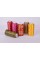 Нитки для вышивания "Gamma"   мультиколор   M120/2   100\% вискоза   5000 я Set 10 красные