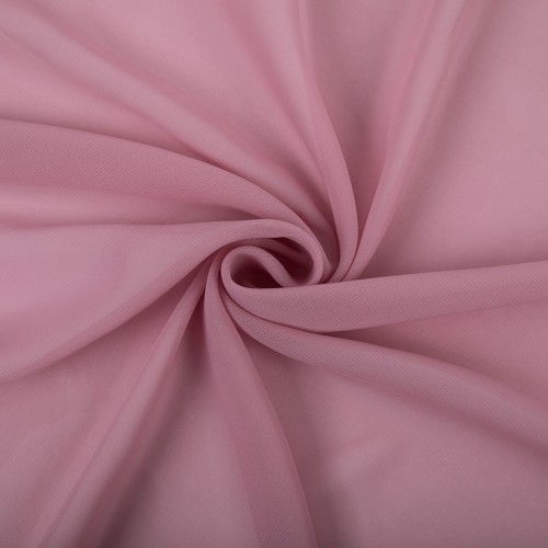 Ткань PC-02   Poly Chiffon   ФАСОВКА   84 г/кв.м ± 5 г/кв.м  150 х  147 см ± 5 см  100\% полиэстер _БЕЛЫЙ