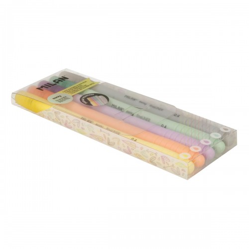 "Milan"   Набор линеров SWAY Fineliner Pastel   5 цв.  14 шт.  в картонной упаковке 06180414PS